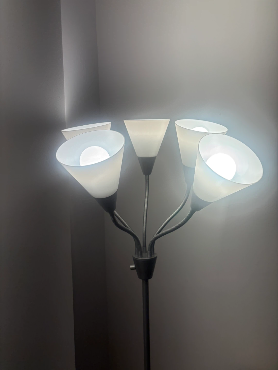 Room-Brightening Floor Lamp (Tall, 5 Adjustable Heads) - photo 2
