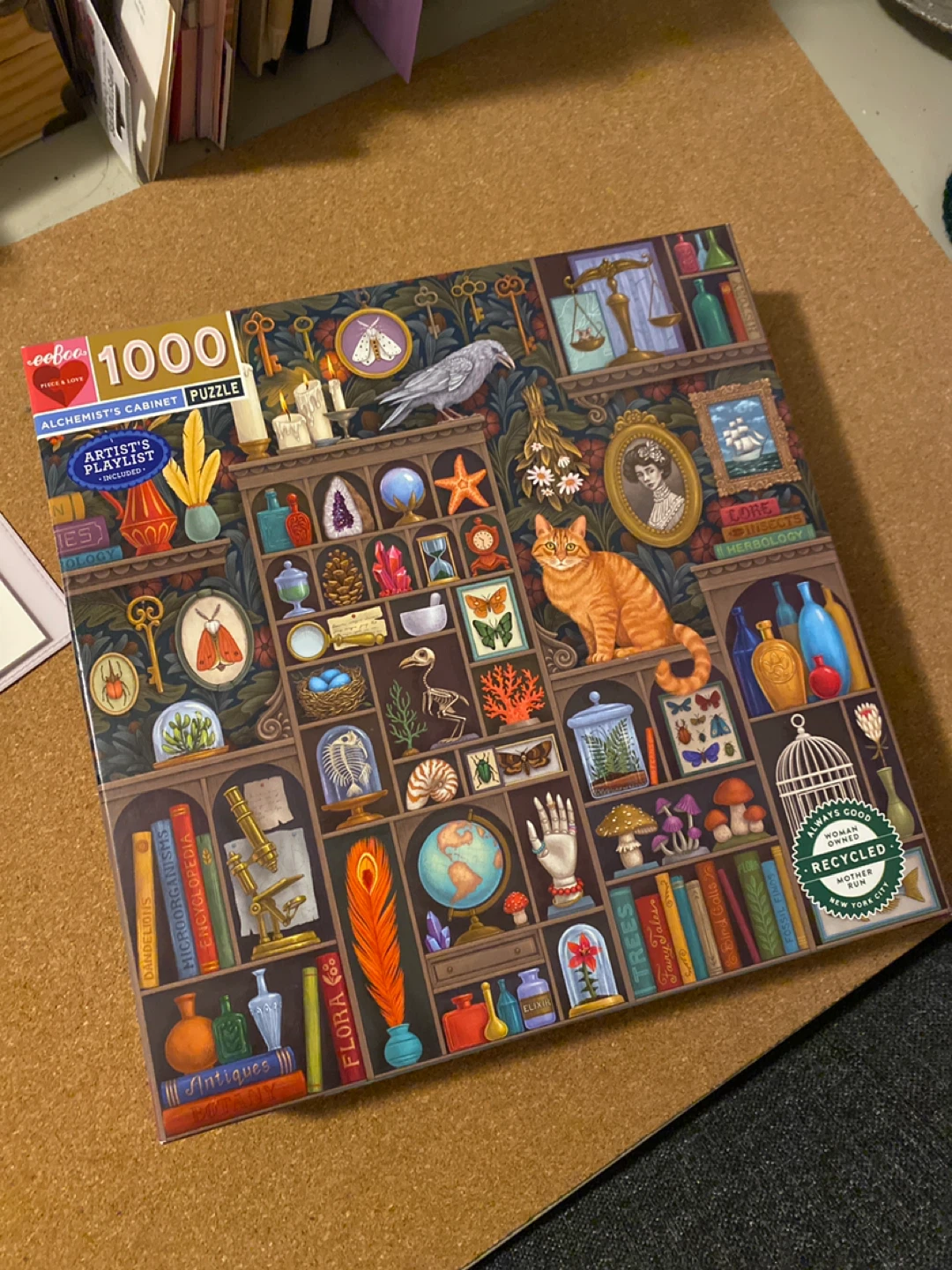 Eeboo Alchemist's Cabinet 1000 Piece Puzzle
