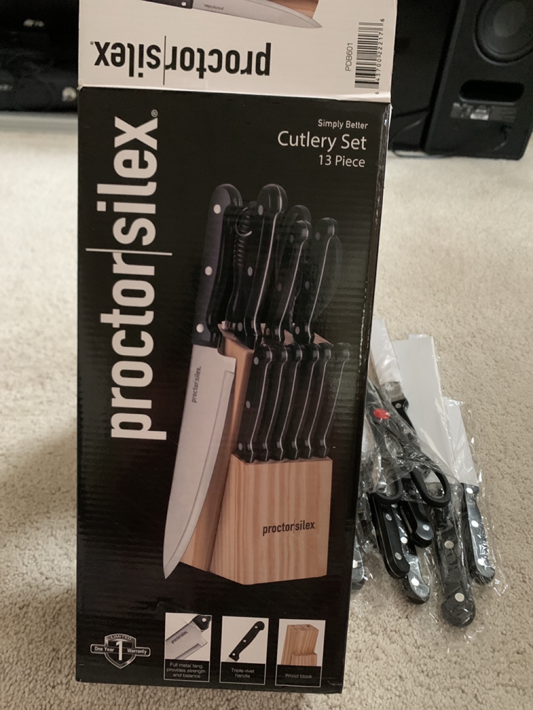 Proctor Silex 13-Piece Cutlery Set - New in Box!