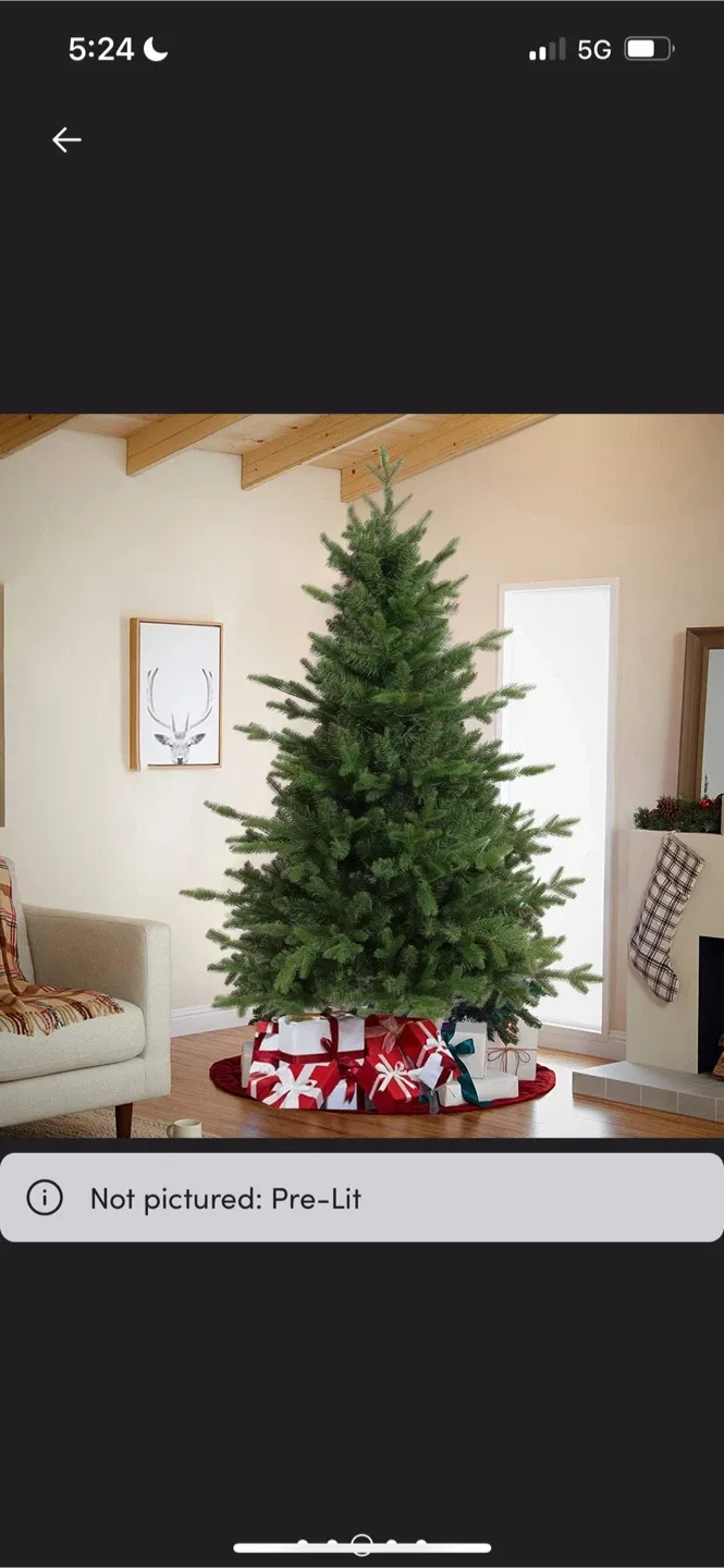 New Lighted Spruce Christmas Tree, Artificial Christmas Tree 4’ image indicator(4)