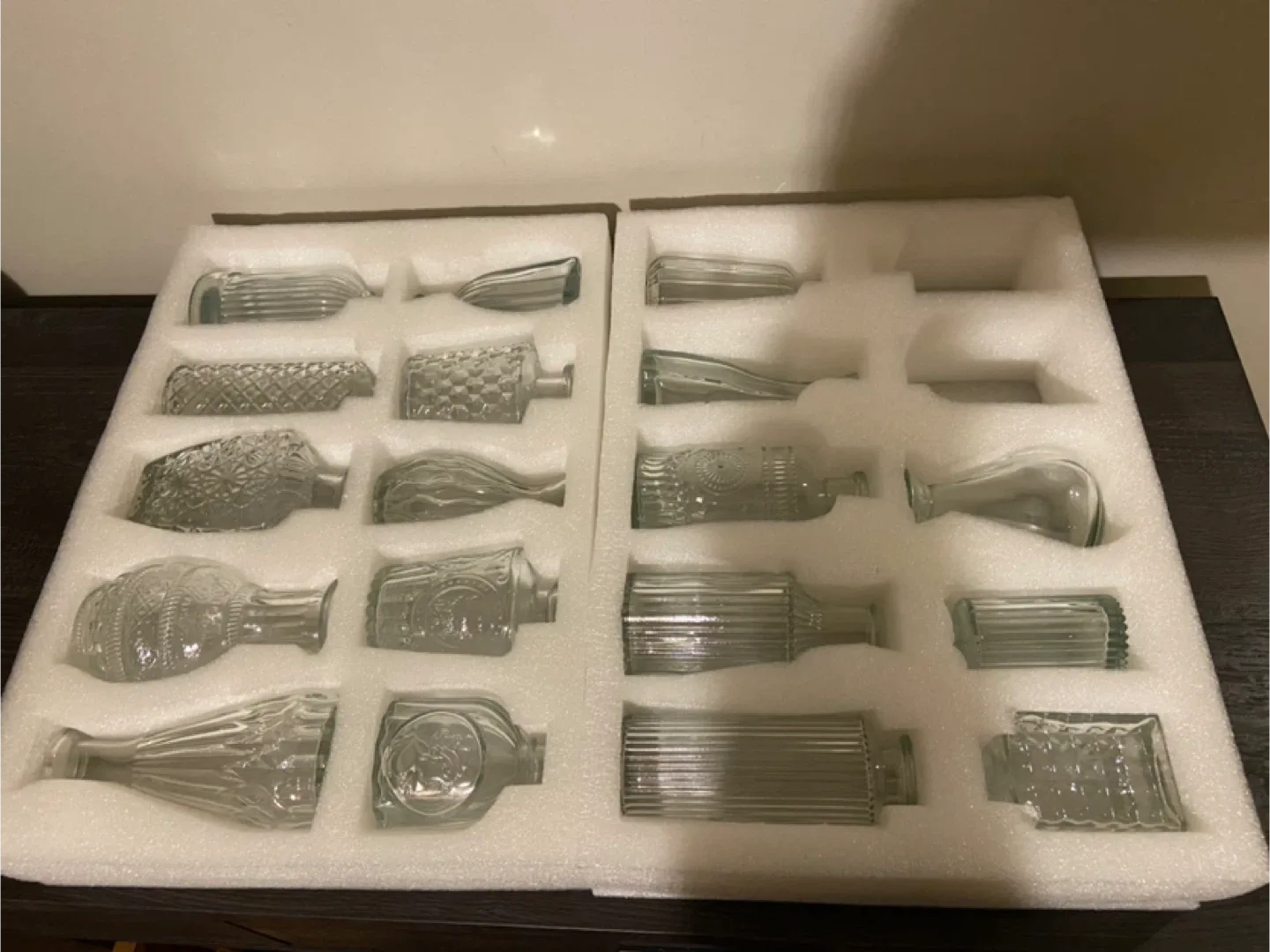 New Clear Glass Bud Vase Set of 18 image indicator(3)