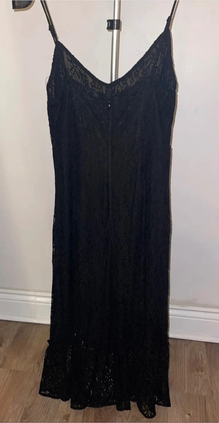 Vila Sheer Floral Lace Camisole Dress size 10 image indicator(3)