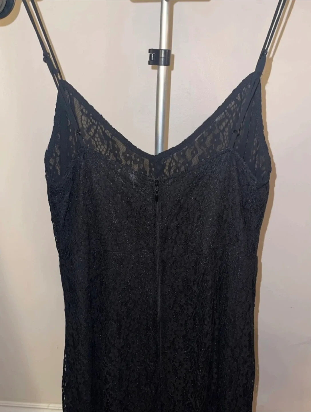 Vila Sheer Floral Lace Camisole Dress size 10 image indicator(4)