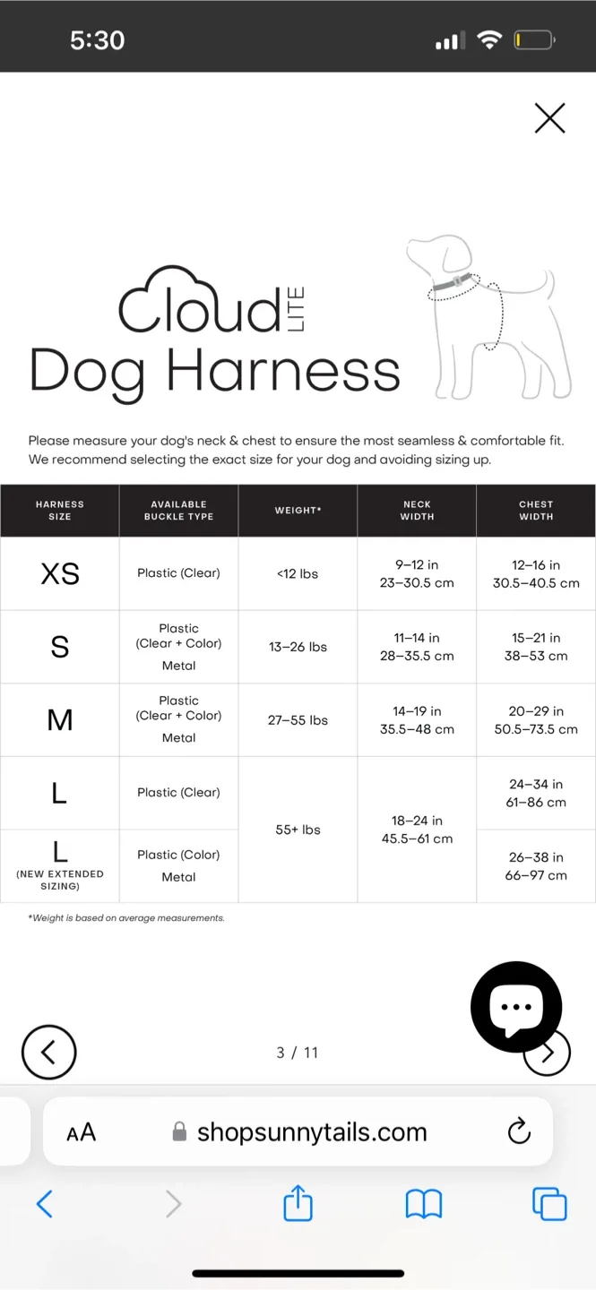 Sunny Tails Cloud Lite Dog Harness - Chai Brown, Size S image indicator(3)