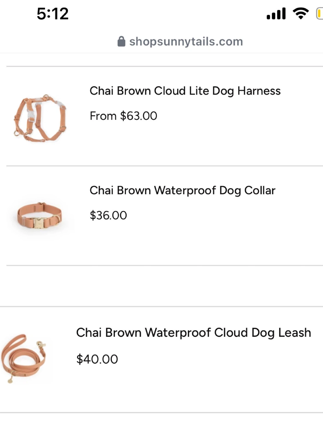 Sunny Tails Cloud Lite Dog Harness - Chai Brown, Size S - photo 4