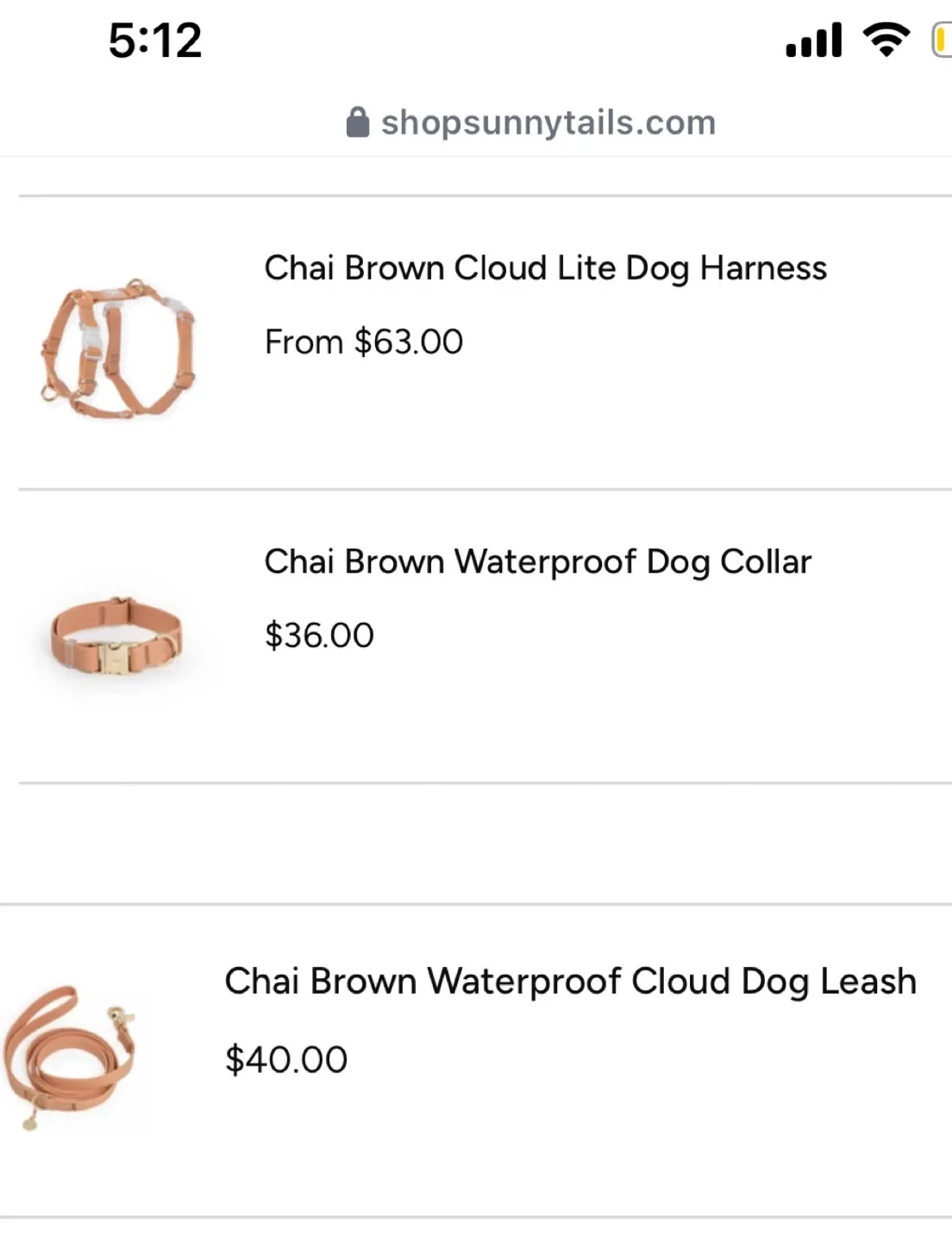 Sunny Tails Cloud Lite Dog Harness - Chai Brown, Size S image indicator(4)