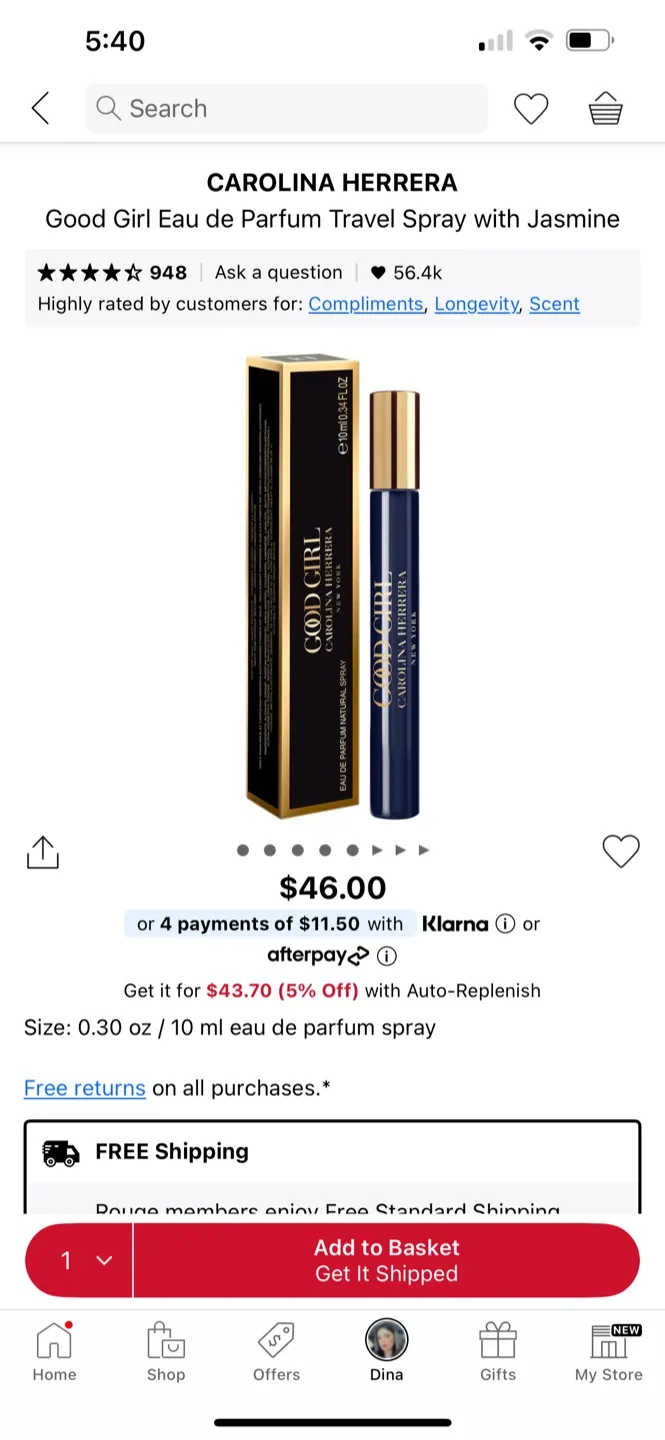 Carolina Herrera Good Girl Travel Spray image indicator(2)