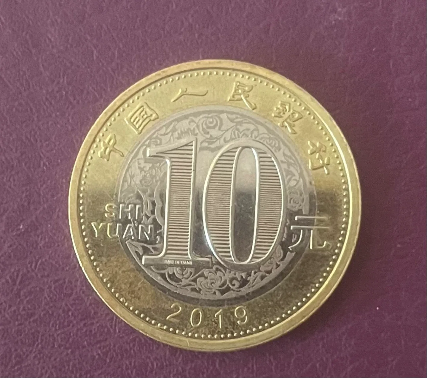 Chinese 10 Yuan Pig Coin - 2019 image indicator(4)