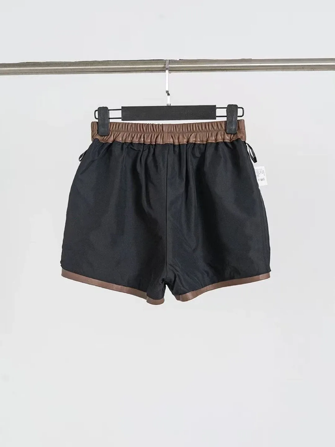 Brand New Lamb Leather Shorts - two colors image indicator(6)