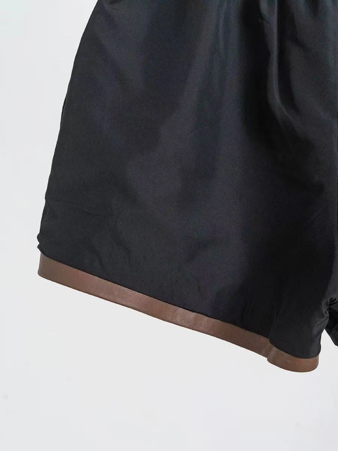 Brand New Lamb Leather Shorts - two colors - photo 5