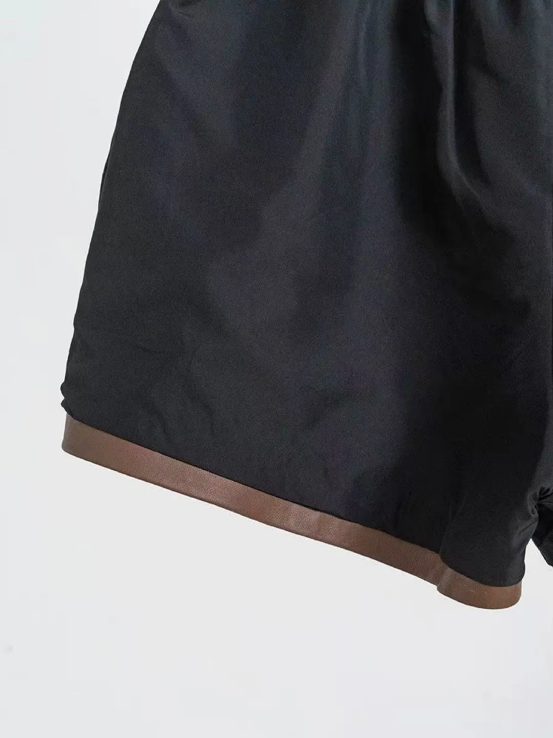 Brand New Lamb Leather Shorts - two colors image indicator(5)