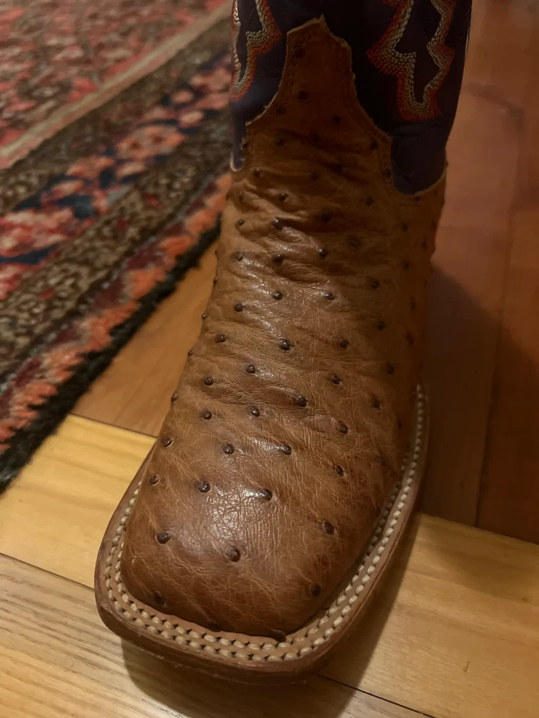 Cowboy Boots - Brown Ostrich Leather image indicator(4)