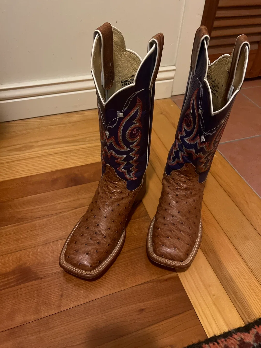 Cowboy Boots - Brown Ostrich Leather image indicator(2)