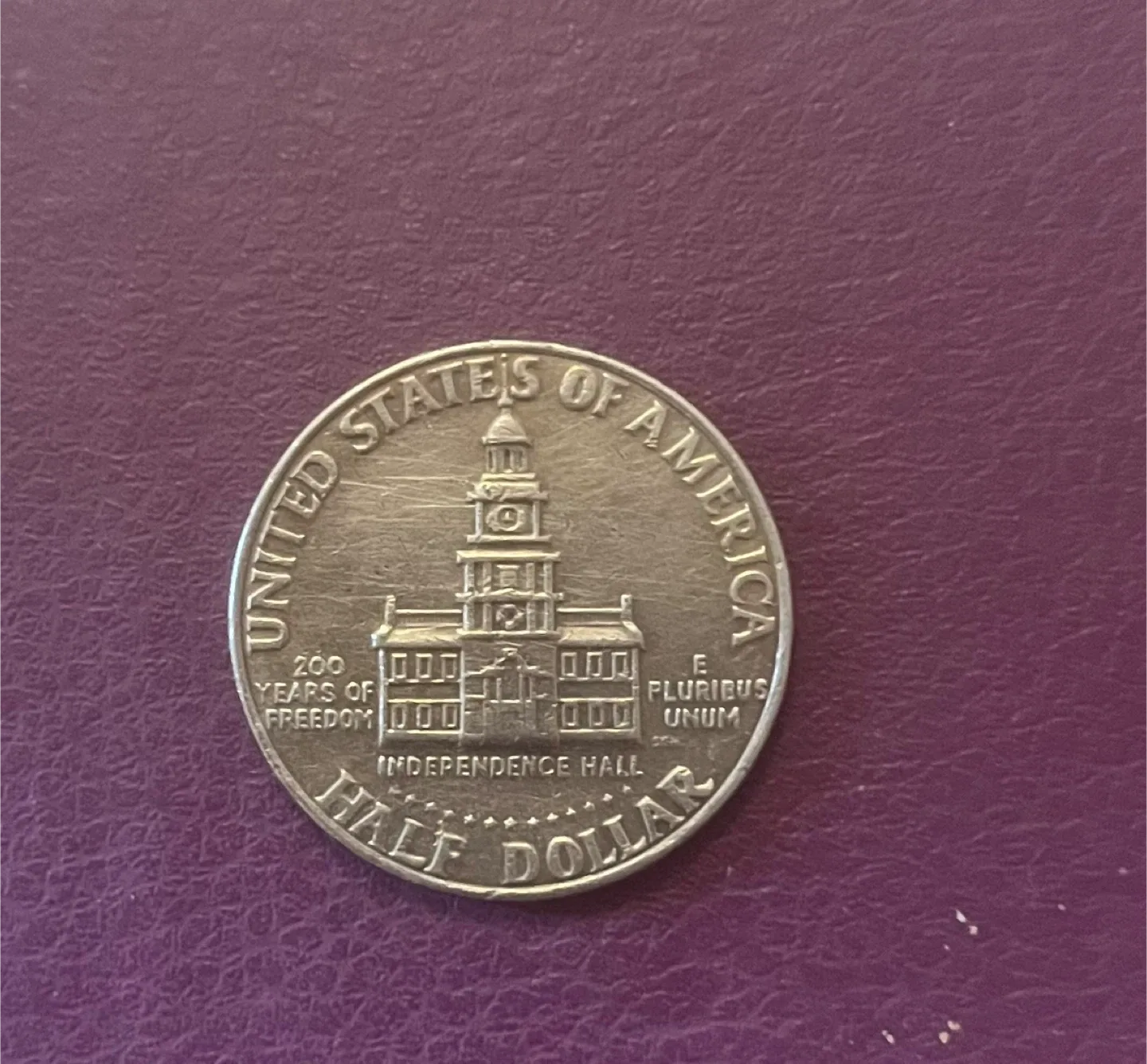 1776-1976 USA 🇺🇸 200 celebration kendy half dollar thumbnail