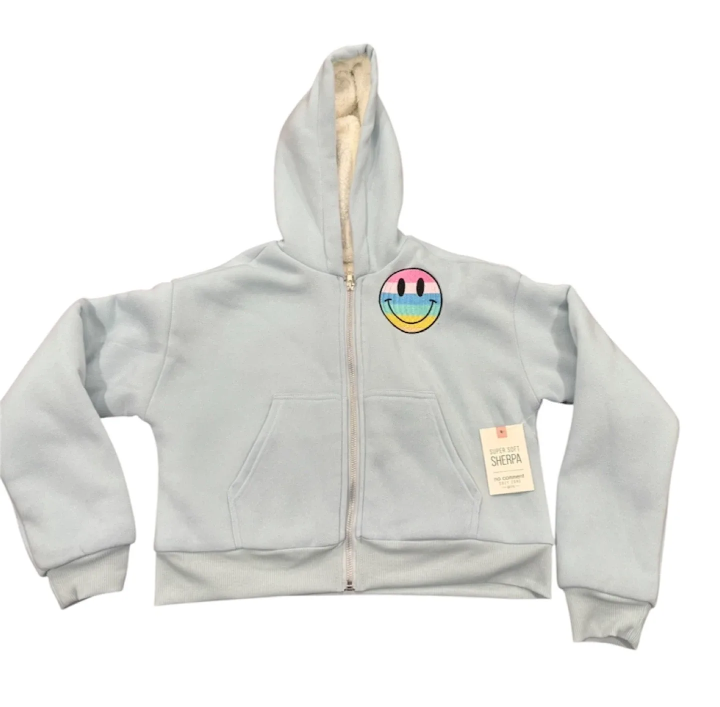 No Comment Girls XL Sherpa Hoodie