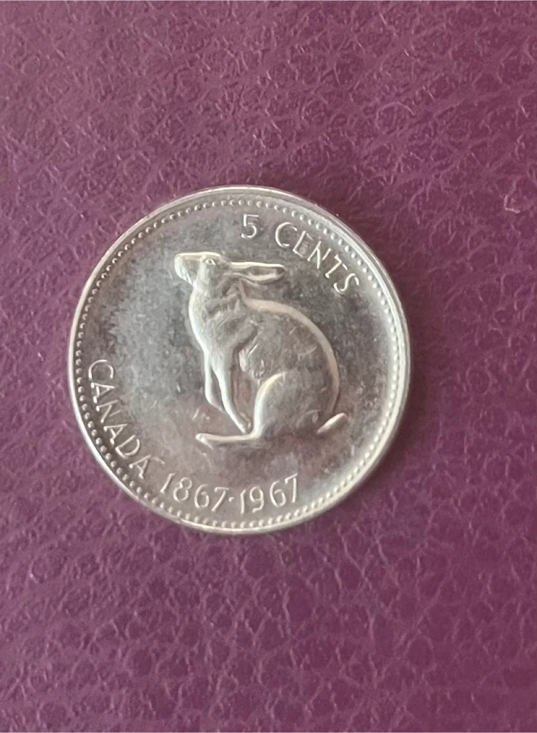 1867-1967 Canada 5 Cents Coin thumbnail