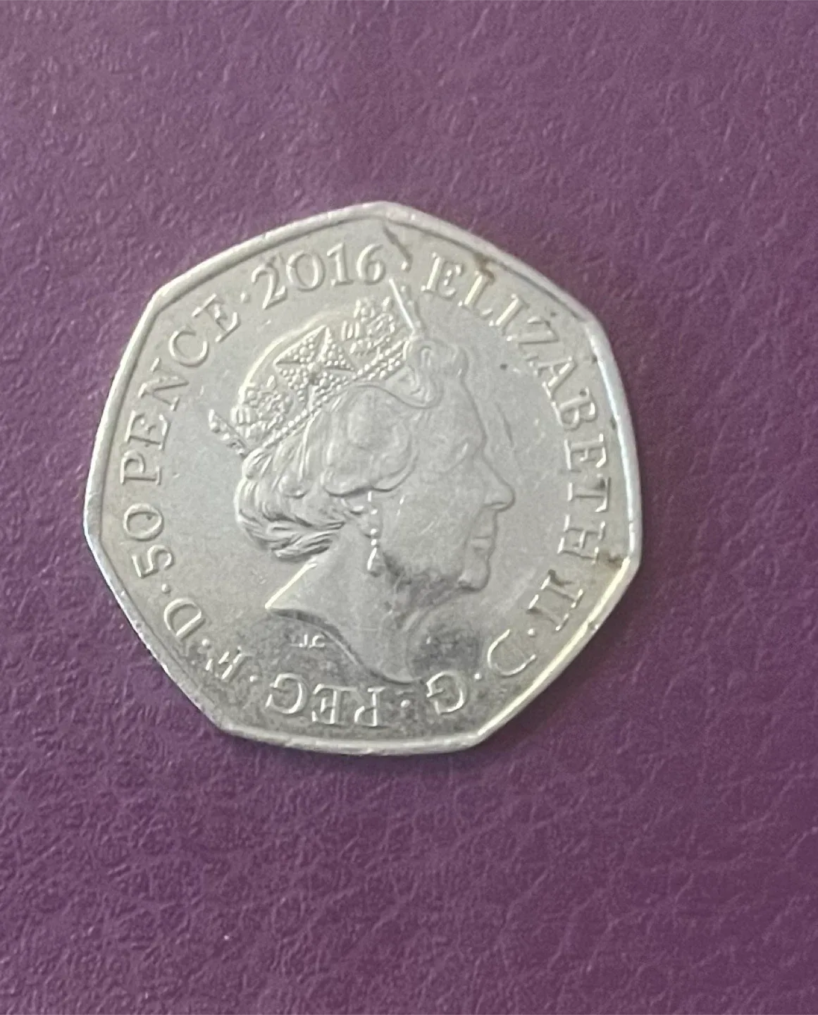 Uk 🇬🇧 Beatrix Potter 50 Pence Coin - 2016 image indicator(3)