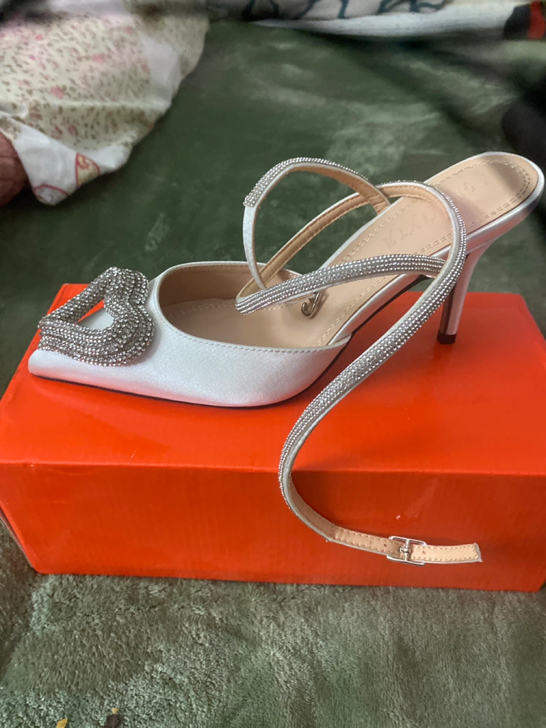 White Heels Size 6