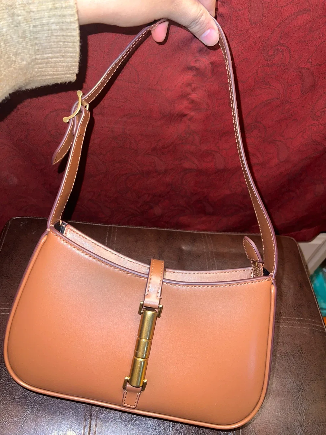 Charles & Keith Tan Shoulder Bag image indicator(2)