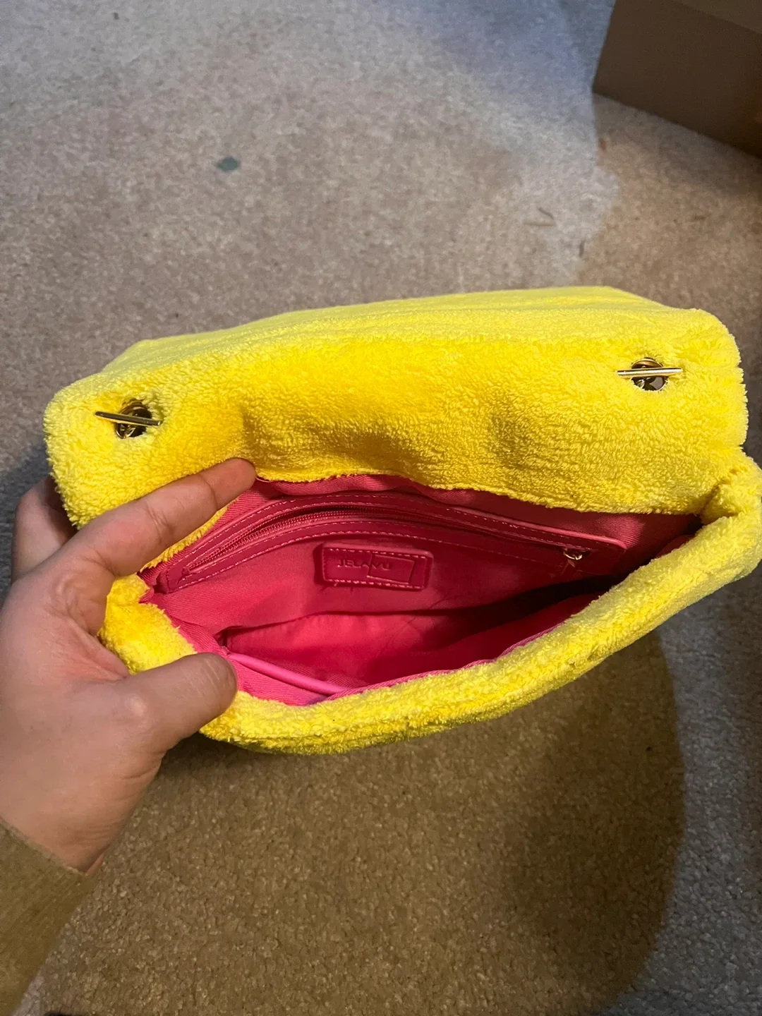 ALDO Yellow Quilted Chain Bag image indicator(2)