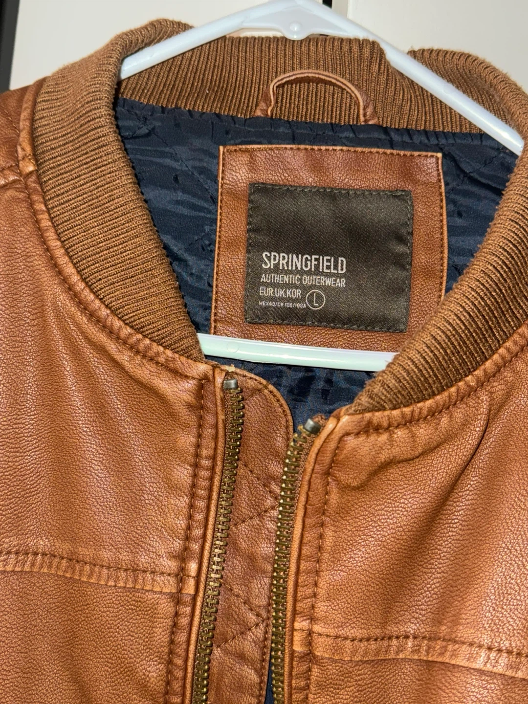 Trendy Brown Faux Leather Jacket - photo 3