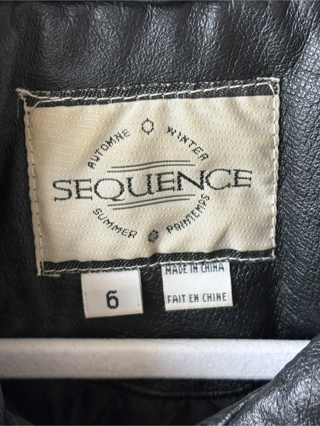 Vintage Black Leather Jacket image indicator(3)