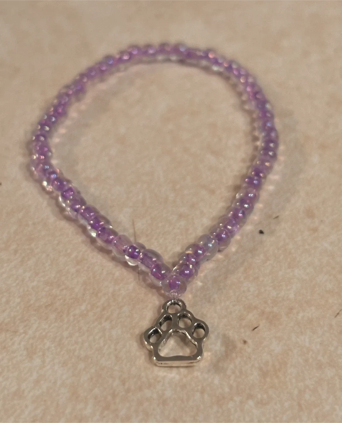 Handmade Beaded Bracelet with Charm image indicator(6)