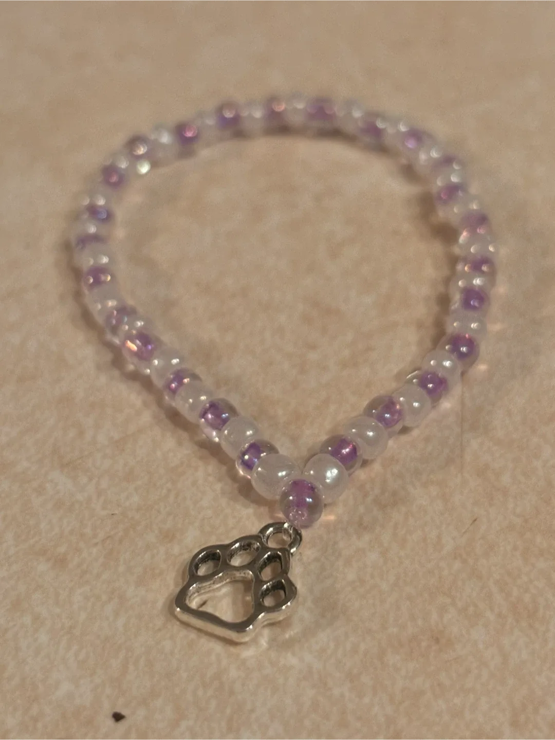 Handmade Beaded Bracelet with Charm image indicator(7)