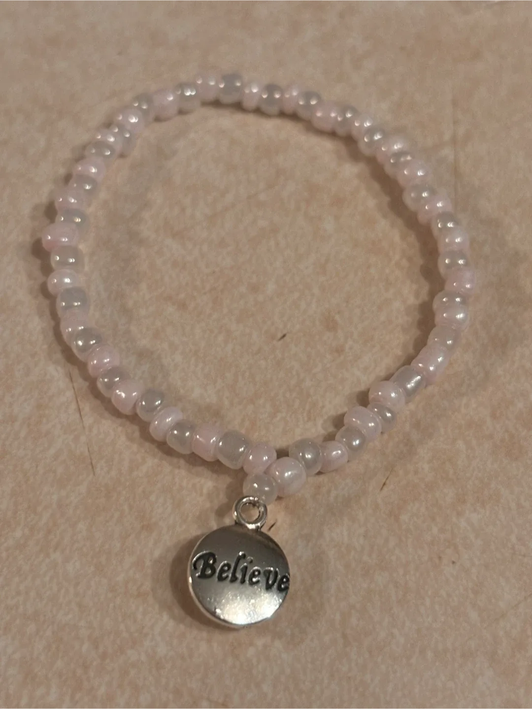 Handmade Beaded Bracelet with Charm image indicator(9)