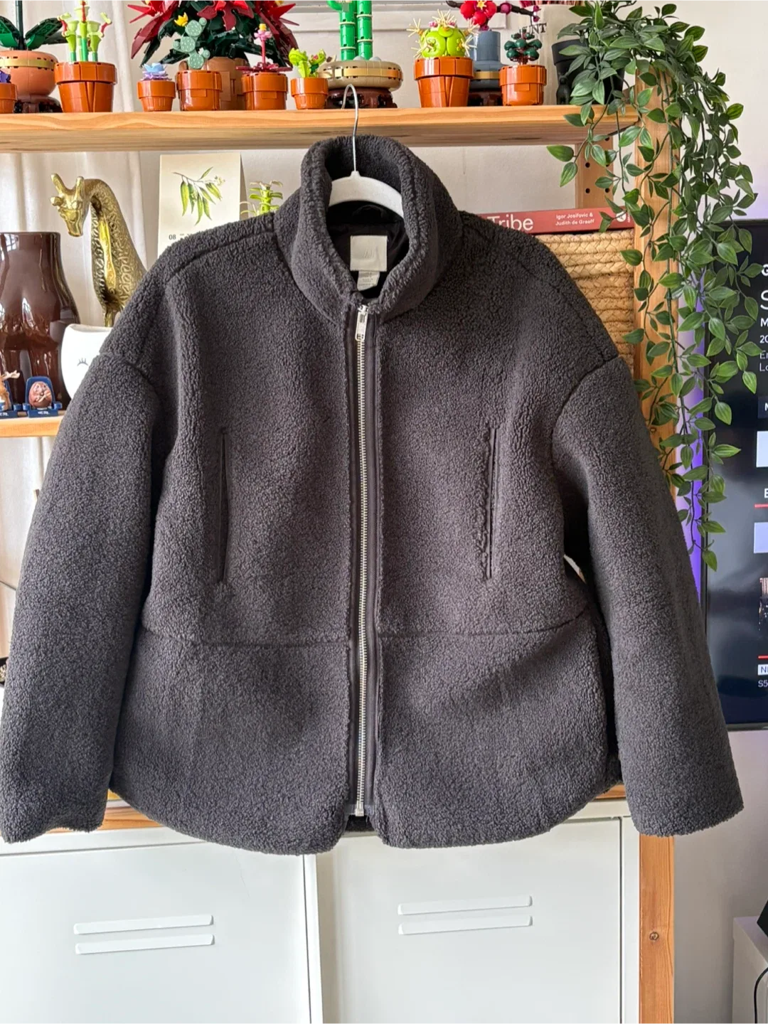 Grey Teddy Jacket thumbnail