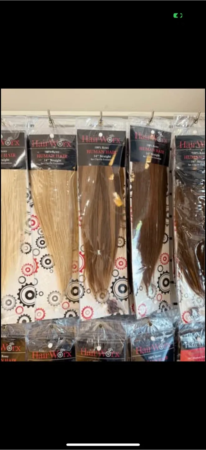 HairWorx 14-20" Remy Human Hair Clip-in Extensions image indicator(4)