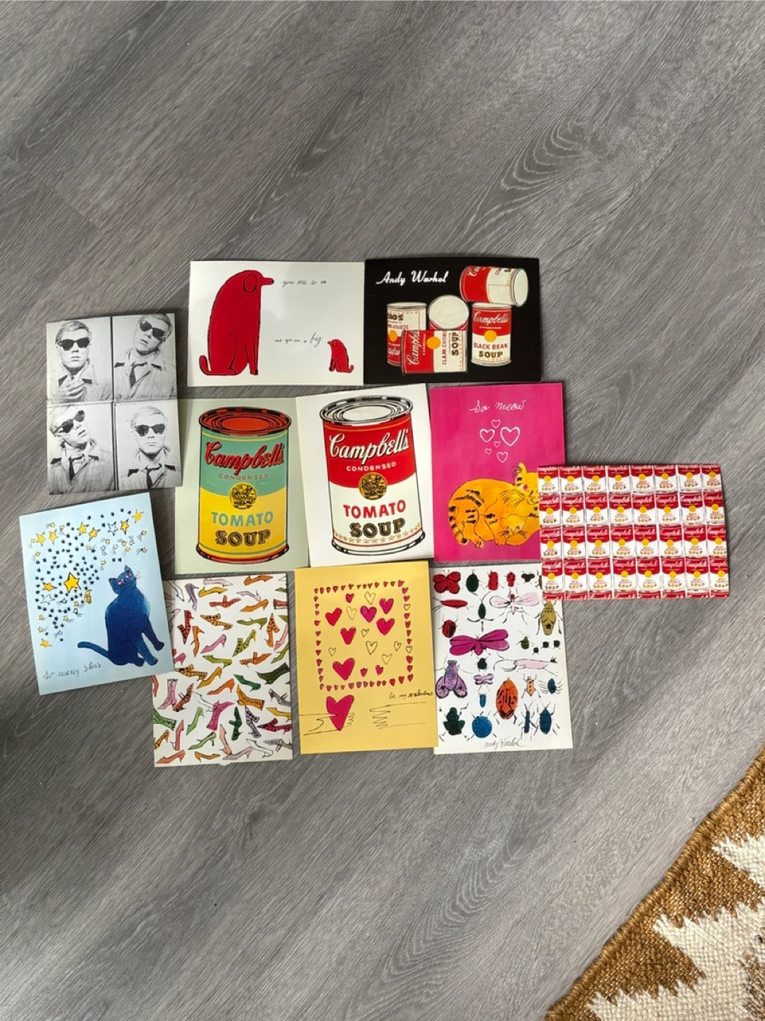 Set of Andy Warhol Post Cards