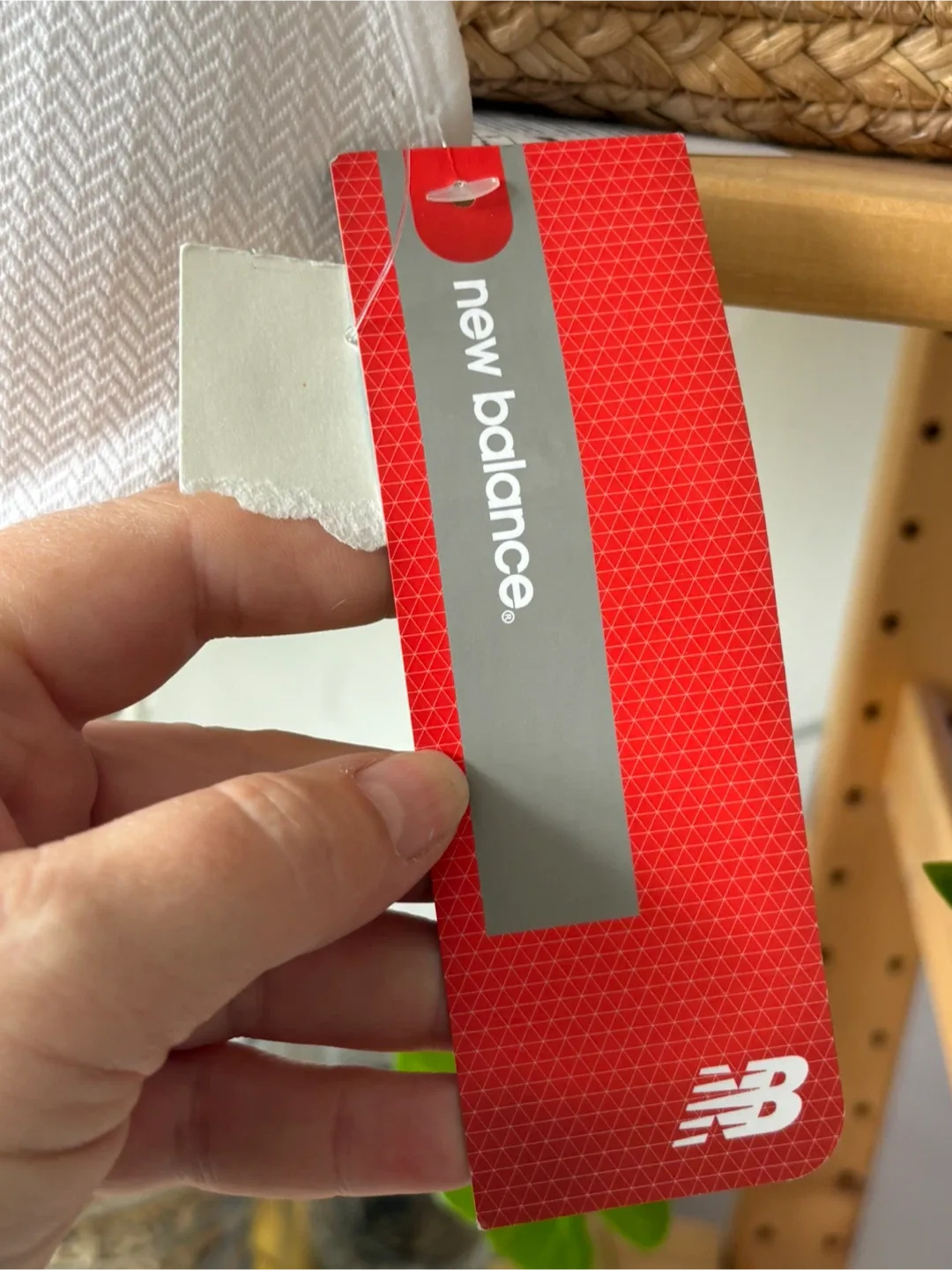 New Balance White Sports Bra image indicator(3)