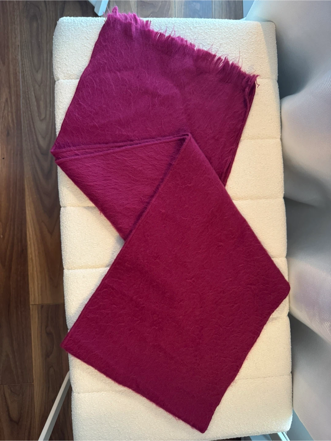 Magenta Alpaca Scarf