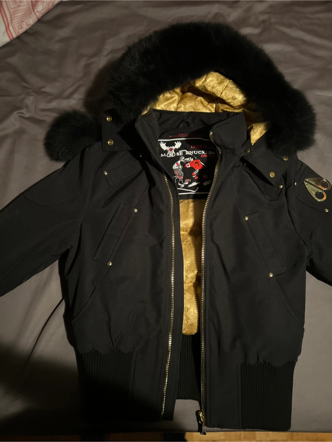 Moose Knuckles Down-Filled Bomber Jacket - photo 5