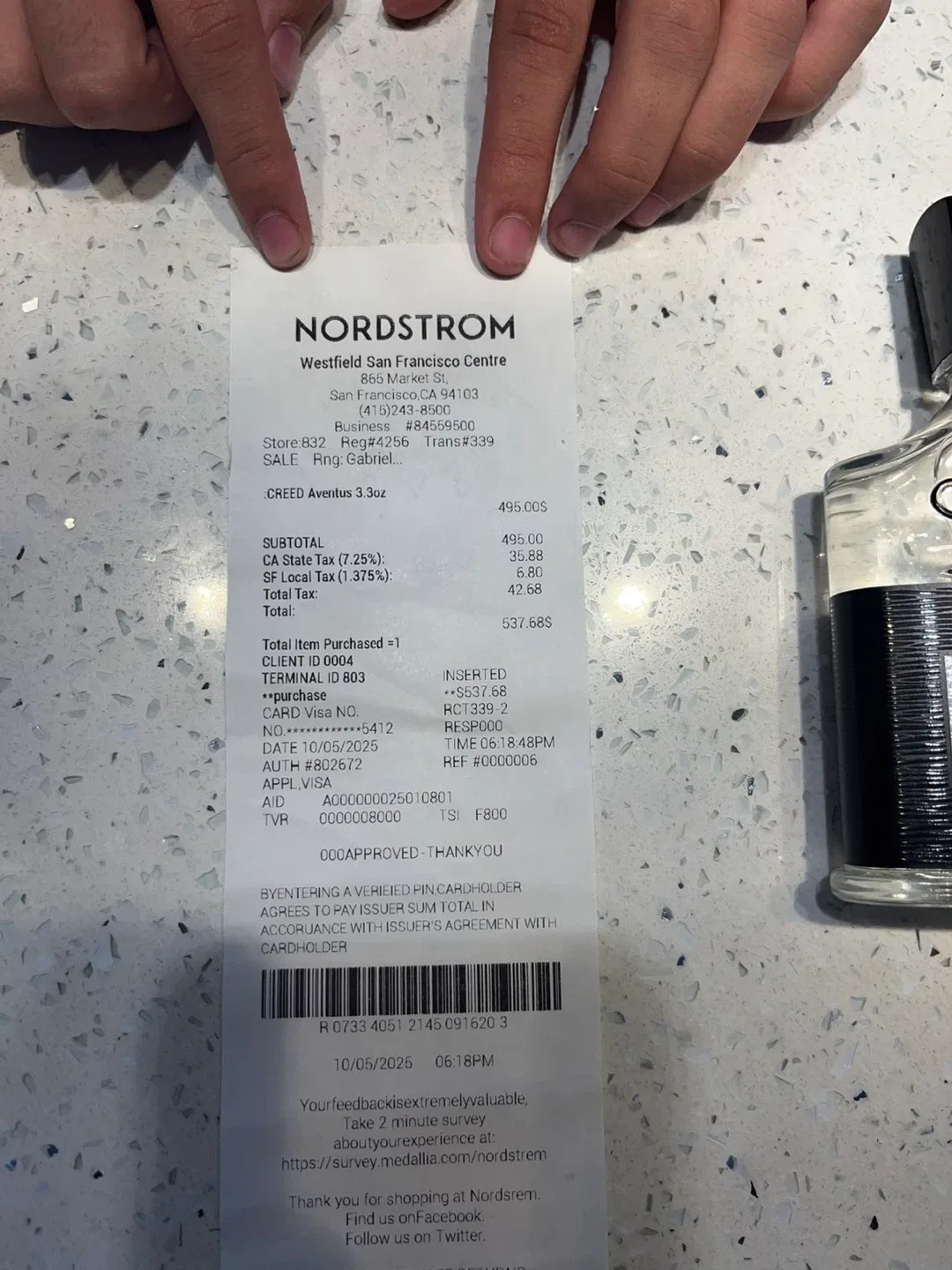 Creed Aventus 100ml Cologne image indicator(3)