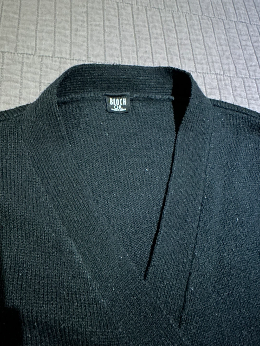 Bloch Black Wrap Sweater