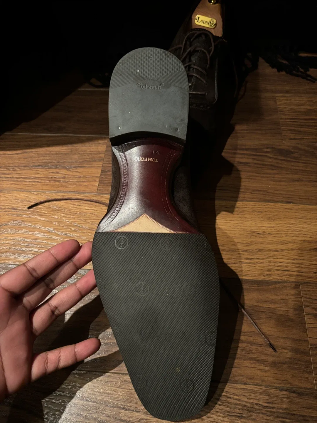 Tom Ford Suede Dress Shoes, Size 13T image indicator(4)