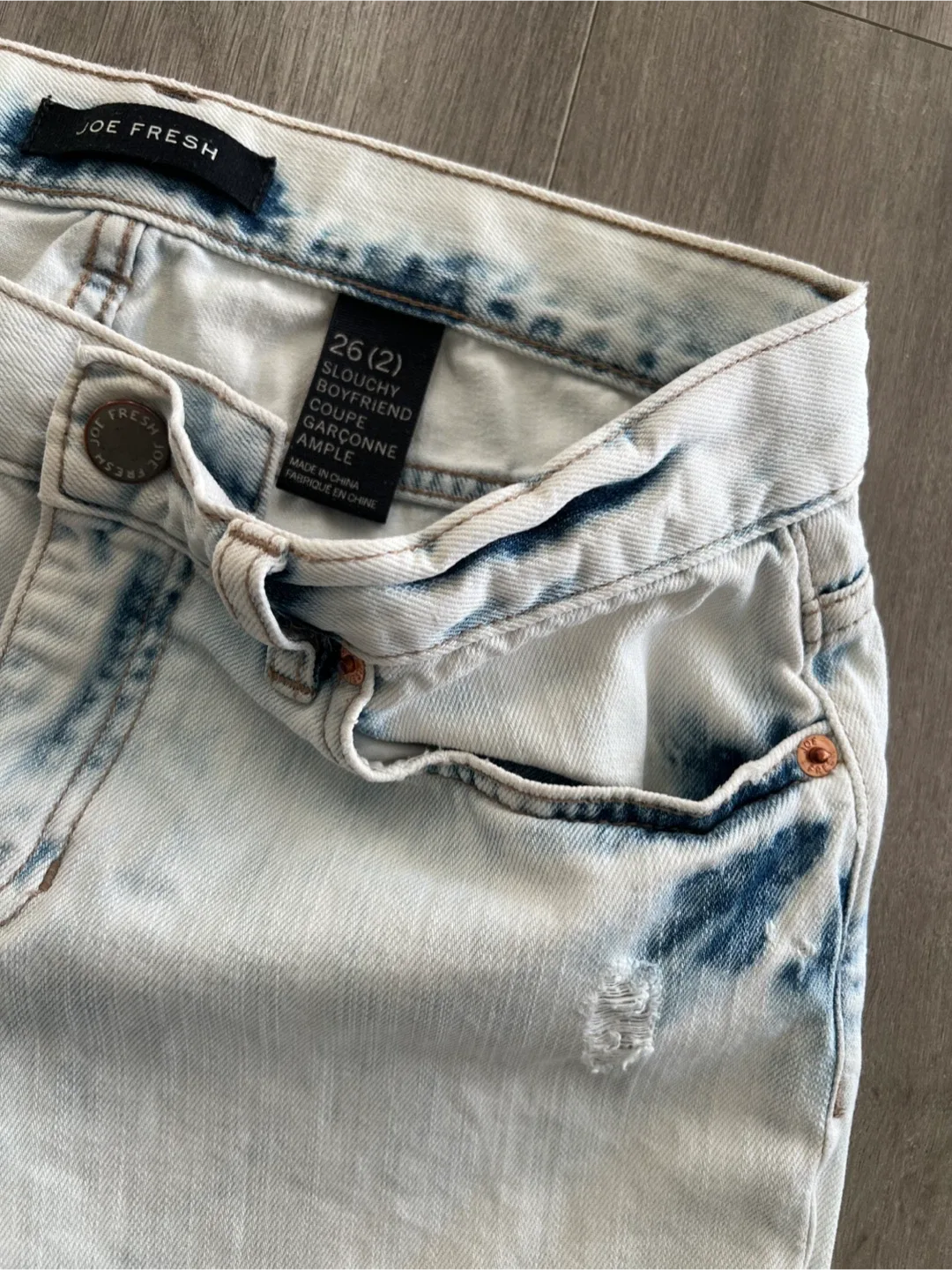 Joe Fresh Slouchy Boyfriend Jeans - Size 26 / 28 / 2-4 image indicator(4)