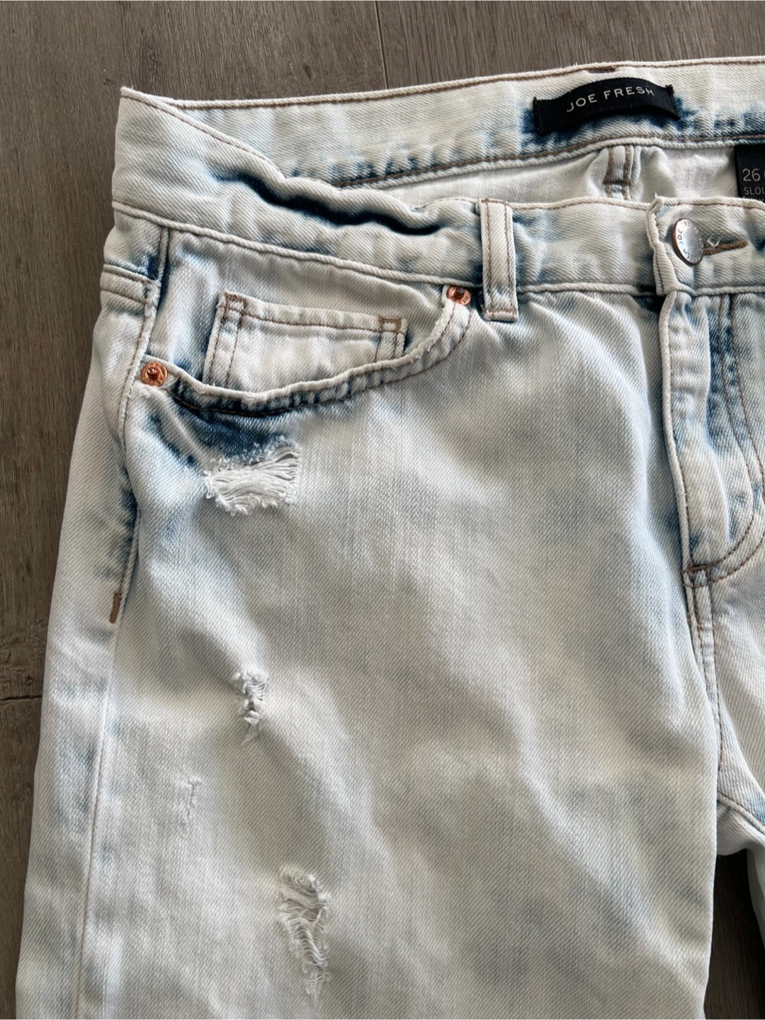 Joe Fresh Slouchy Boyfriend Jeans - Size 26 / 28 / 2-4 - photo 3