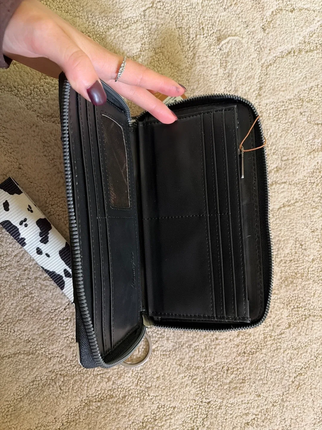 Wrangler Cow Print Wallet with Wristlet image indicator(2)