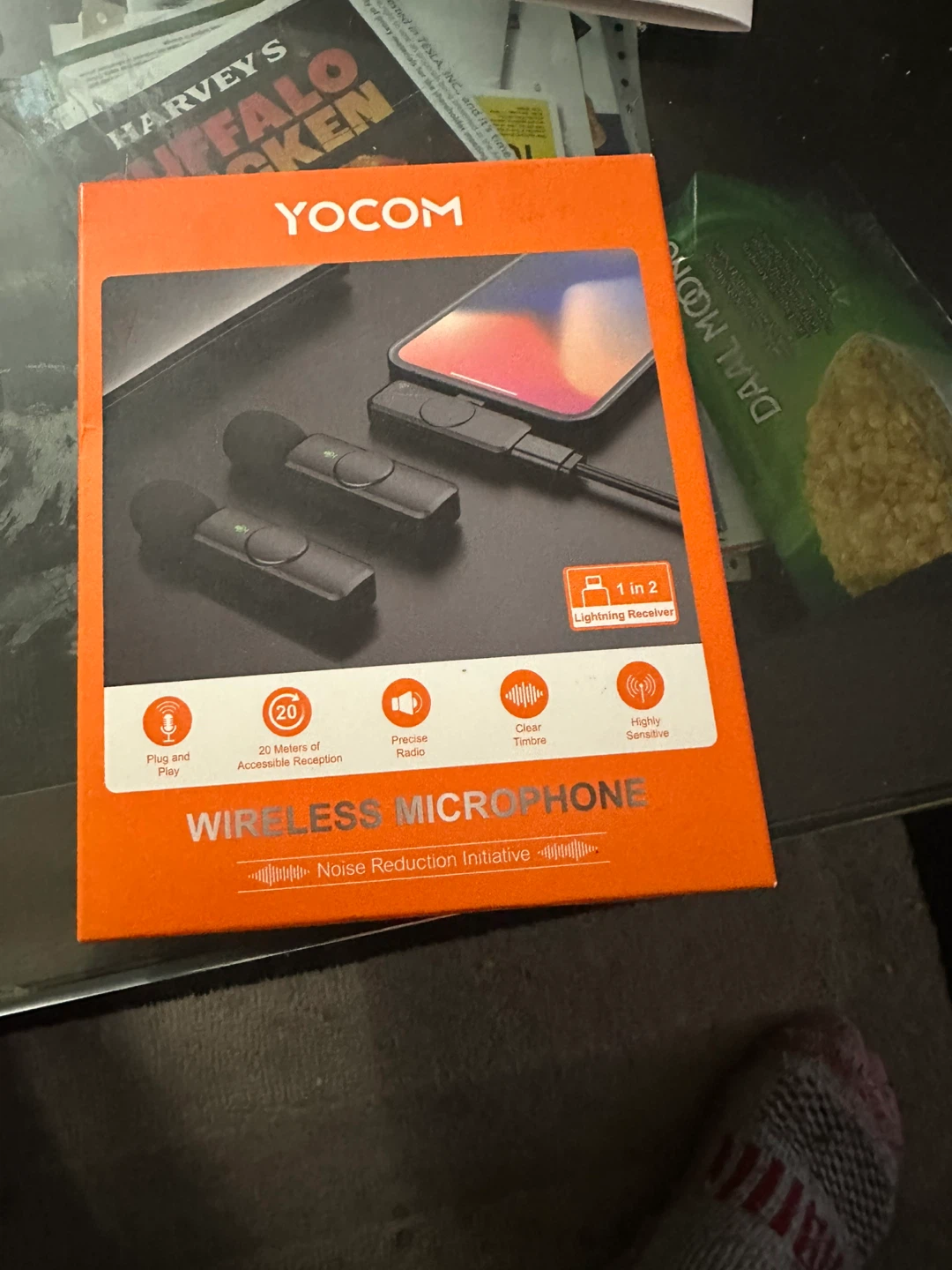 New YOCOM Wireless Lavalier Microphone