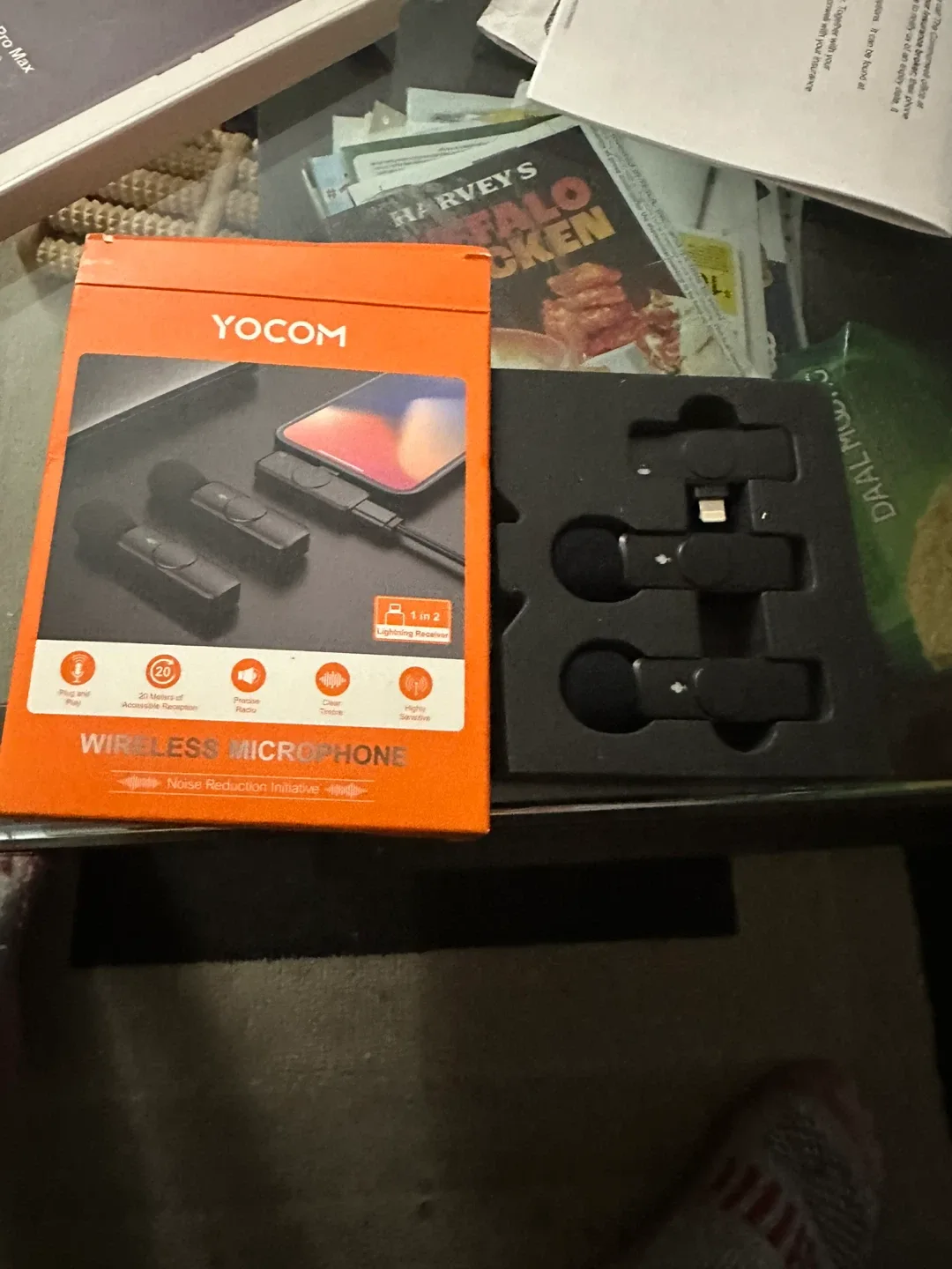 New YOCOM Wireless Lavalier Microphone image indicator(2)