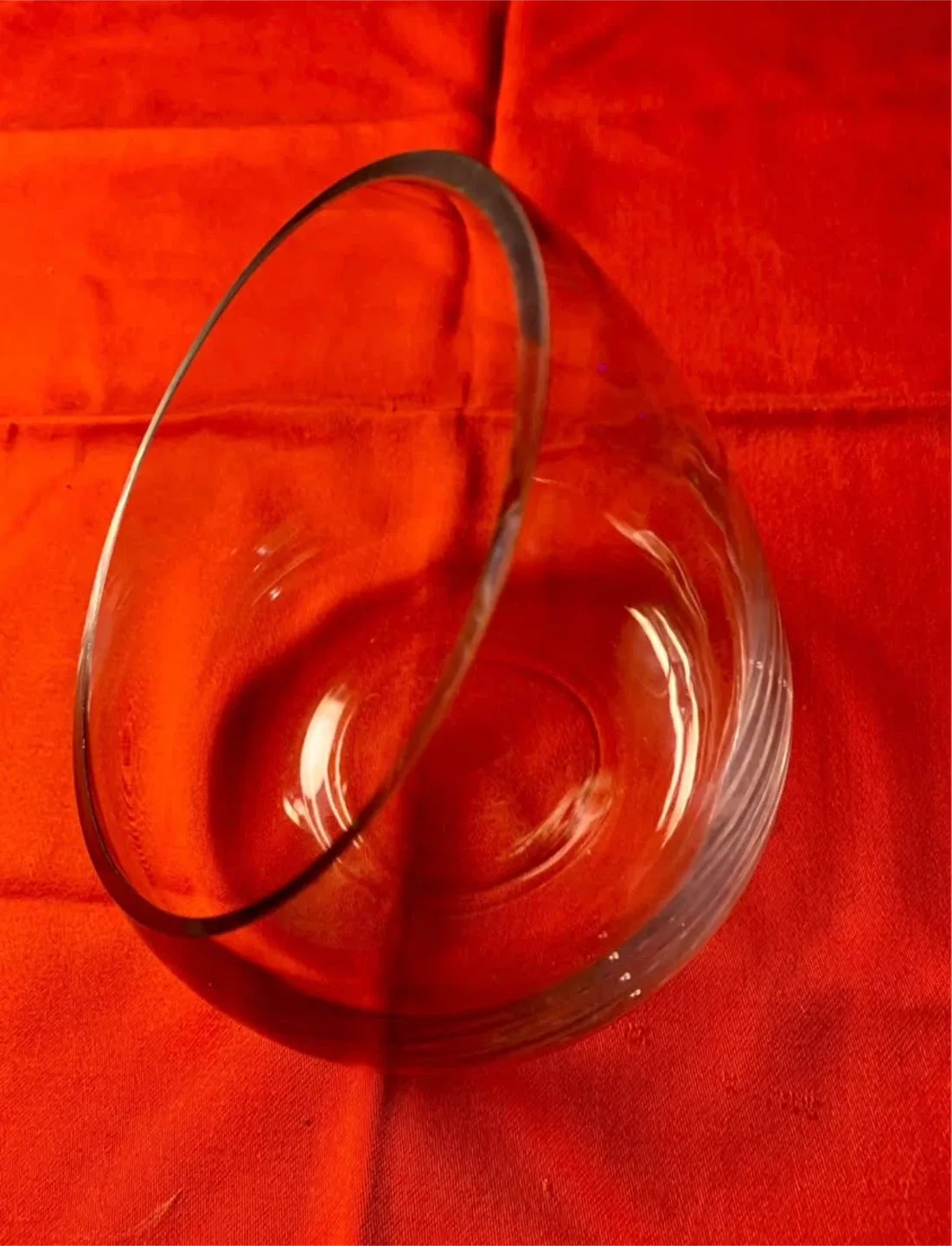 Vase glass thick, beveled, cut for terrarium image indicator(3)