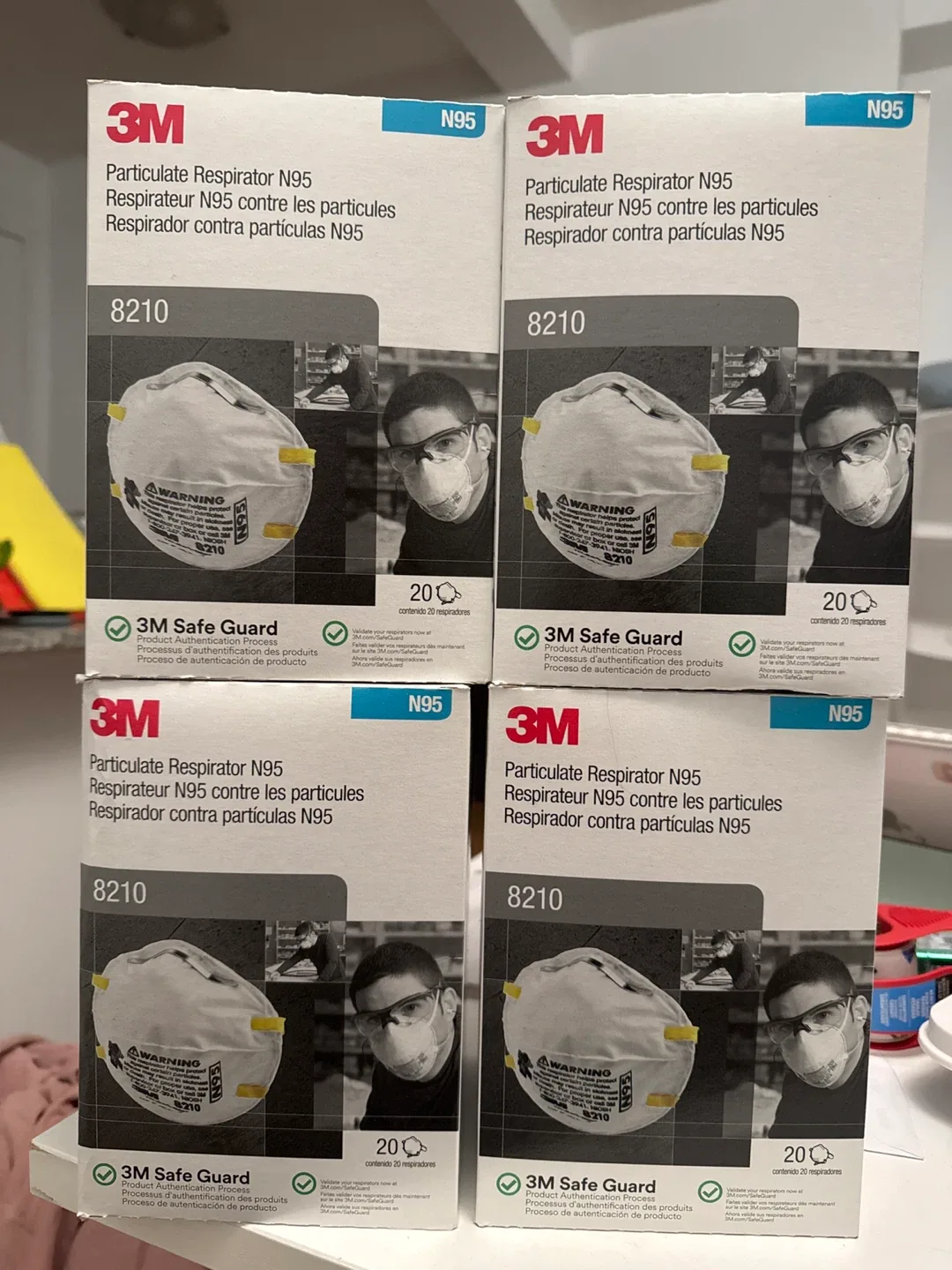 3M 8210 N95 Particulate Respirator (80masks) image indicator(2)