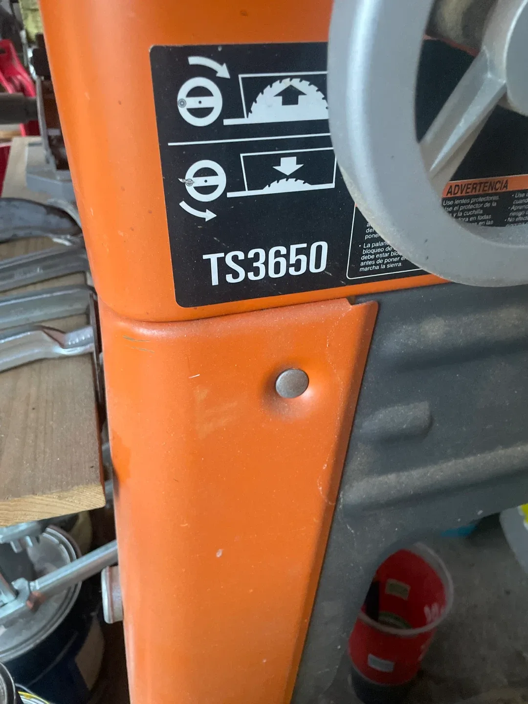 Ridgid TS3650 Table Saw