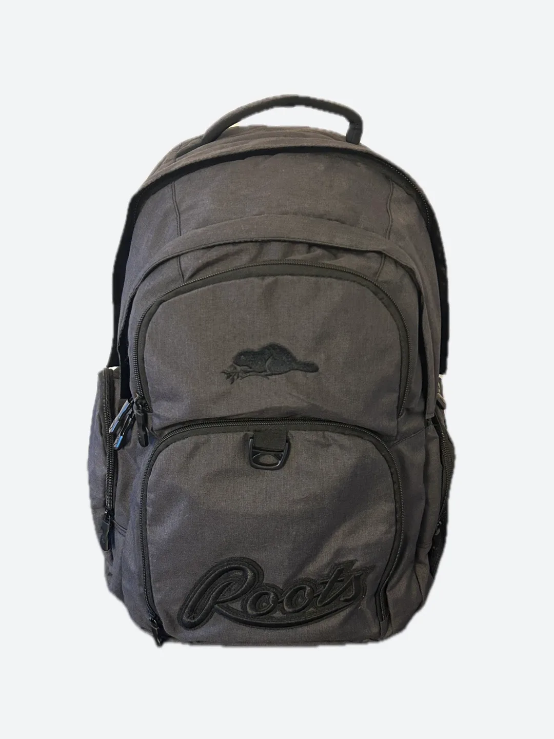 Roots Canada Holiday Backpack w Ortho Support System (Dark Grey)