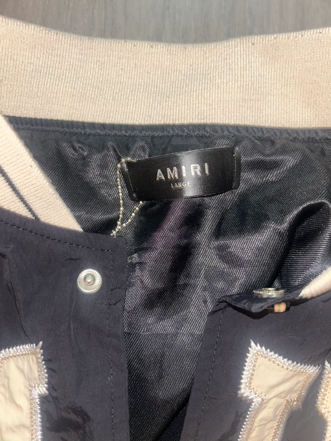 AMIRI Varsity Jacket, Size Large - photo 2