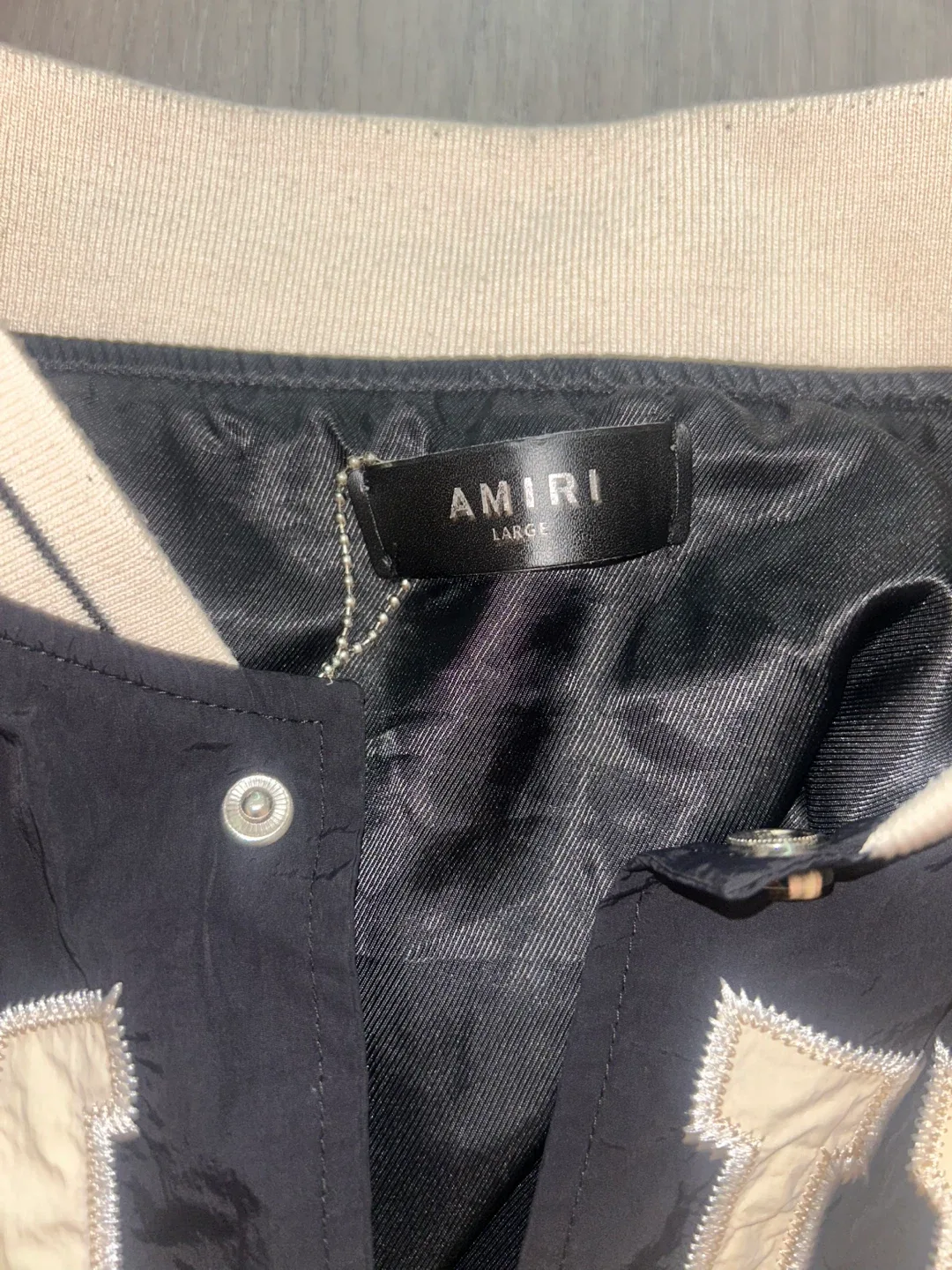 AMIRI Varsity Jacket, Size Large image indicator(2)