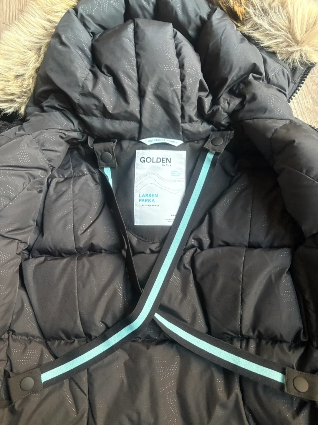 Aritzia Parka, Golden by Tna size XS image indicator(4)